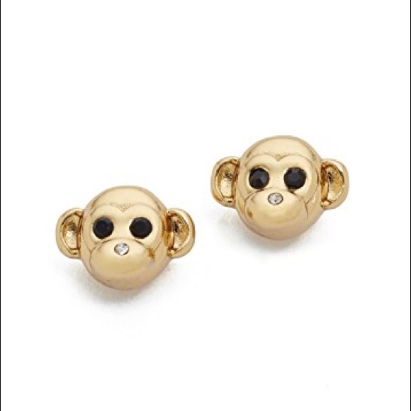 kate spade monkey earrings